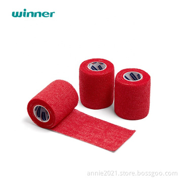 Medical colored Non-Woven bandage self-adhesive elastic bandage